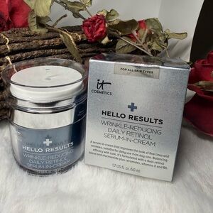 IT Cosmetics Hello Results Retinol Serum-in-Cream 
NEVER USED BRAND NEW IN BOX